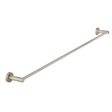 Round 600mm Single Brass Towel Rail