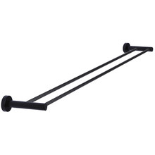 Double Bar Vertical Brass Towel Rail