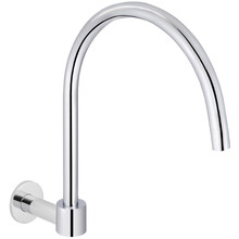 Round High-Rise Swivel Wall Bath Spout