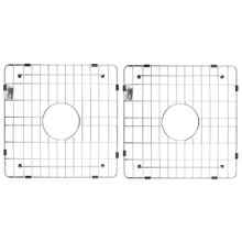 Small Rectangular Lavello Stainless Steel Sink Grids (Set of 2)