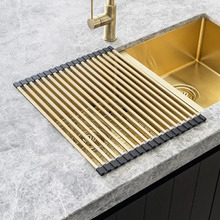 Lavello Stainless Steel Rolling Sink Mat Protector