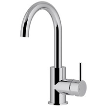 Round Gooseneck Basin Mixer