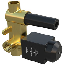 Gold & Black Shower/Bath Wall Mixer With Diverter In-Wall Body Only