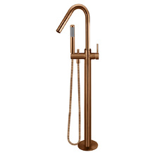 Floor Mounted Bath Spout & Hand-Held Shower
