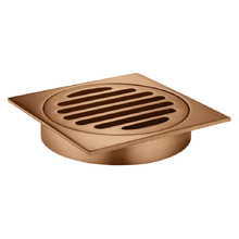 TS 100mm Solid Brass Trapscrew Floor Waste