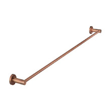 Round 600mm Single Brass Towel Rail