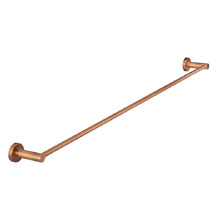 Round 900mm Single Brass Towel Rail
