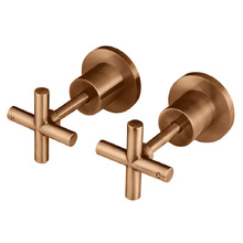2 Piece Cross Handle Wall Top Assembly Set