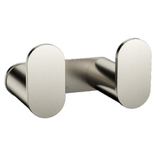 Curvae 100mm Stainless Steel Double Robe Hook