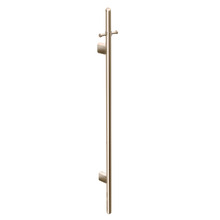 Meir 1000mm Heated Vertical Towel Bar & Hook