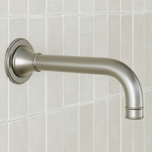 Harrington 200mm Brushed Nickel Bath/Basin Wall Spout