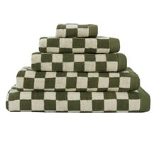 Zenith Yarn-Dyed Cotton Bathroom Towels