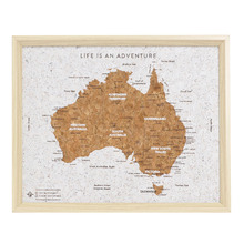 Australia Map Travel Board