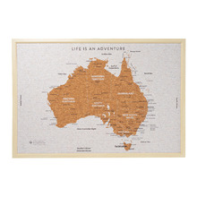 Australia Map Large Travel Board