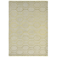 Grey Arris Hand-Tufted Wool-Blend Rug
