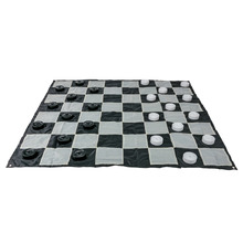 Mega Draughts Outdoor Checker Game Set