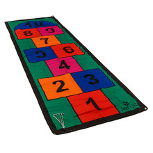 Kids' Multi-Coloured Hopscotch Mat with Pegs