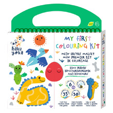 Haku Yoka Dino Friends Colouring Set