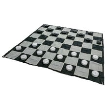 Mega Draughts Outdoor Checker Game Set