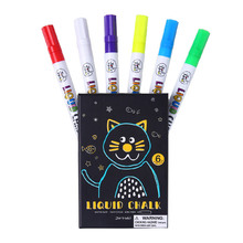 Kids' 6 Piece Liquid Chalk Marker Set