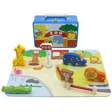 Kids' Zoo Playset in Tin Case