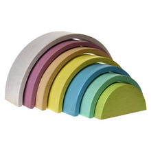 Kids' Vintage Rainbow Calm & Breezy Wooden Stacking Toy
