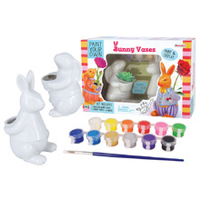 Kaper Kidz Paint Your Own Bunny Vases Craft Kit