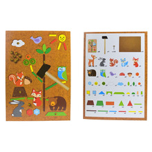 Kaper Kidz Forest Friend Tap a Shape Activity Board
