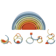 Kaper Kidz Stacking Rainbow Building Set