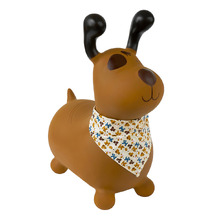 Kaper Kidz Pudding the Dog Inflatable Ride-On