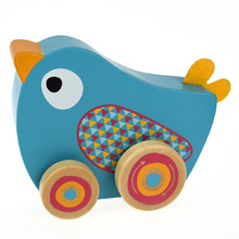 Kids' Bird Wind & Walk Wooden Music Box