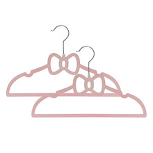 Pink Bow Baby Coat Hangers (Set of 6)