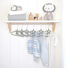 Grey Star Baby Coat Hanger (Set of 6)