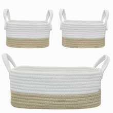 Living Textiles 3 Piece Cotton Rope Storage Set