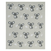 Living Textiles Koala Cotton Bassinet Blanket