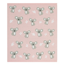 Living Textiles Koala Cotton Bassinet Blanket