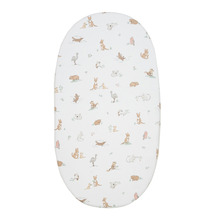 Living Textiles Australiana Organic Cotton Bassinet Fitted Sheet