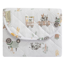 Living Textiles Tractor Ride Travel Change Mat