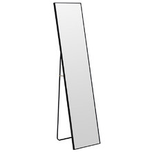Halo Rectangular Metal Standing Mirror