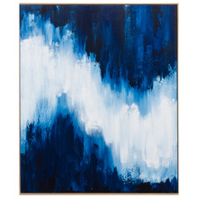 Mila 1 Hand Painted Framed Canvas Wall Art