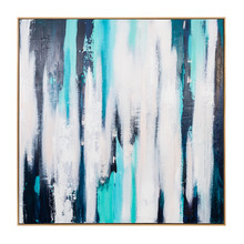 Melina 1 Hand Painted Large Framed Canvas Wall Art
