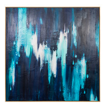 Melina 2 Hand Painted Large Framed Canvas Wall Art