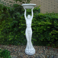 Lady Bird Feeder Statue