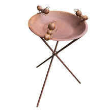 Ant Metal Bird Bath & Feeder