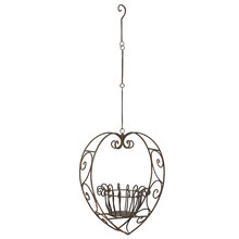 Heart Metal Hanging Planter