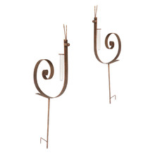 Snail Steel Rain Gauges (Set of 2)