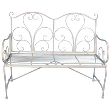 Adele Steel Garden Bench
