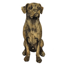 Beau Boxer Fibrestone Statue