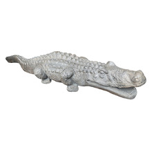 Ripley Crocodile Fibrestone Statue