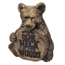 Kuma Welcome Bear Fibrestone Statue